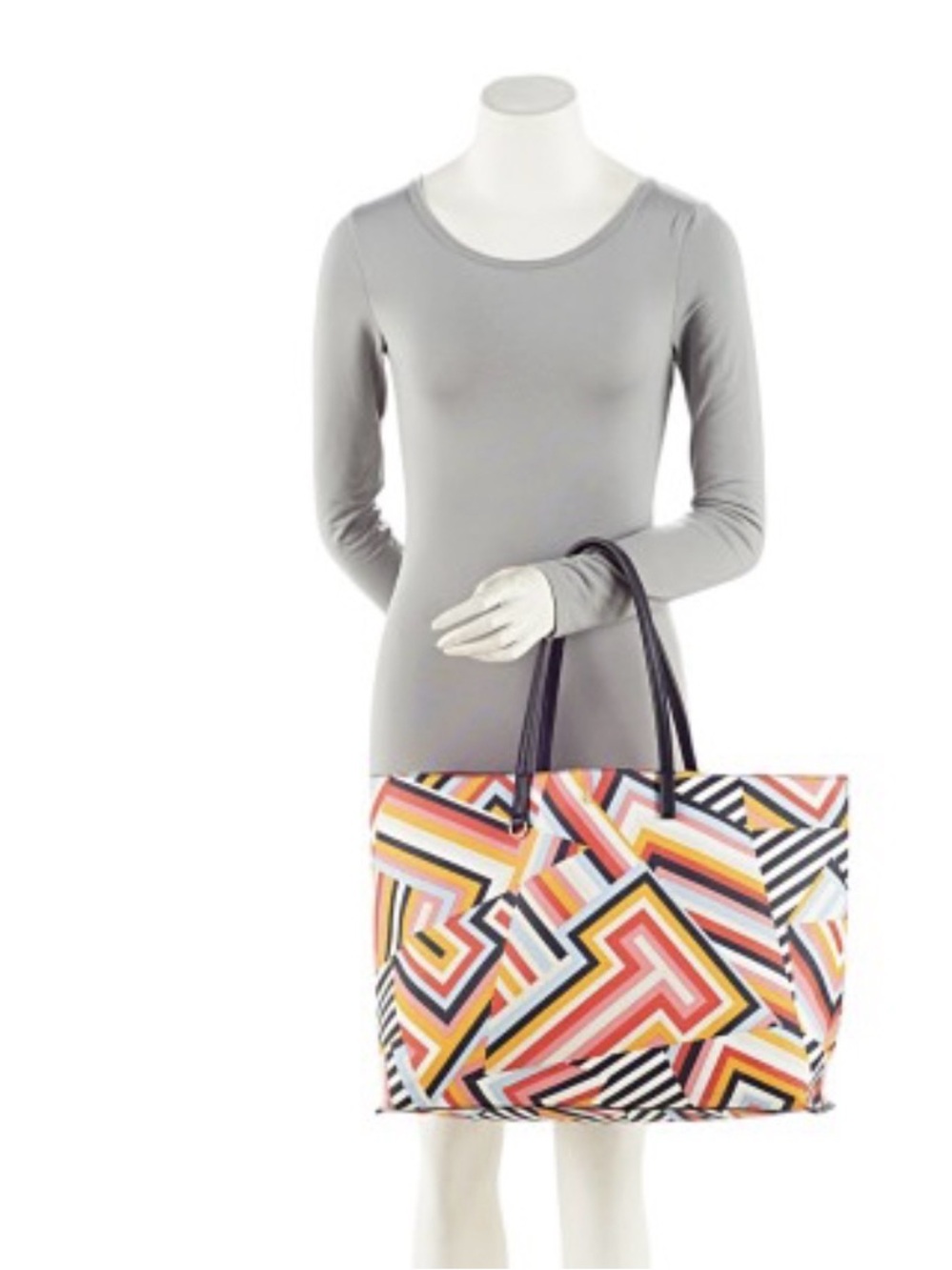 Tory Burch Coated Canvas T Print Tote - Picture 10 of 10